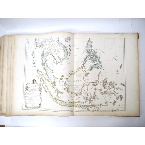 9045 - (Atlas.), EARLIEST ISSUES INCLUDING LOUISIANA, JEAN BAPTISTE BOURGUIGNON D’ANVILLE. A Composite Atla... 