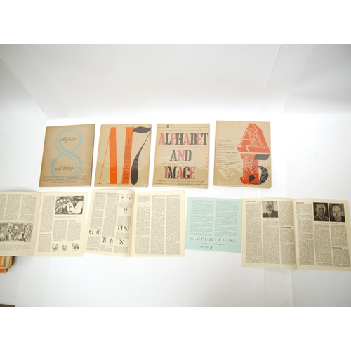 9142 - (Typography, Printing, Illustration, Early Ian Fleming in Print.), 'Alphabet & Image', Shenval Press... 