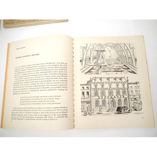 9142 - (Typography, Printing, Illustration, Early Ian Fleming in Print.), 'Alphabet & Image', Shenval Press... 