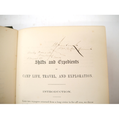 9020 - (Travel & Exploration.) William Barry Lord & Thomas Baines: 'Shifts and Expedients of Camp Life, Tra... 