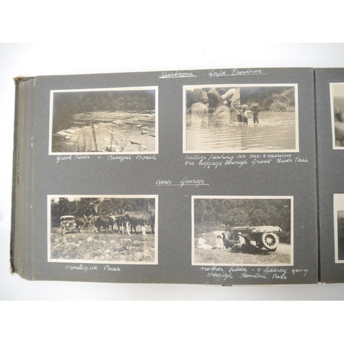 9030 - (South Africa.) A photograph album of South Africa, Rhodesia etc circa 1921, 250+ mounted photograph... 