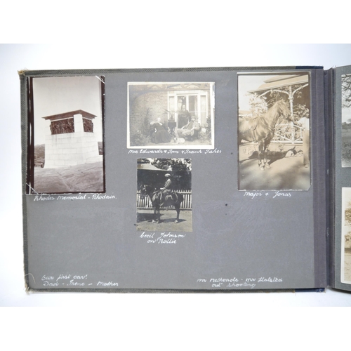 9030 - (South Africa.) A photograph album of South Africa, Rhodesia etc circa 1921, 250+ mounted photograph... 