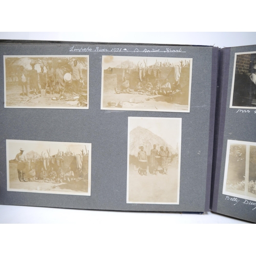 9030 - (South Africa.) A photograph album of South Africa, Rhodesia etc circa 1921, 250+ mounted photograph... 