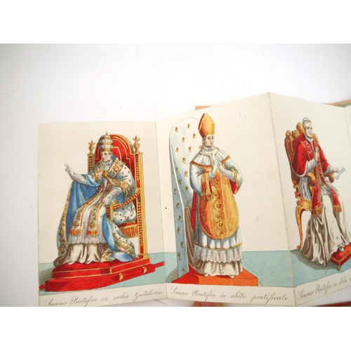 9034 - (Grand Tour, Rome, Vatican Costume.) 'Costumi Della Corte Pontificia', Roma, 1844, 31 hand coloured ... 