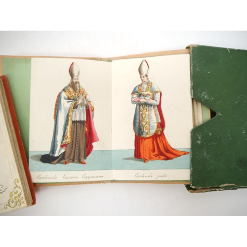 9034 - (Grand Tour, Rome, Vatican Costume.) 'Costumi Della Corte Pontificia', Roma, 1844, 31 hand coloured ... 