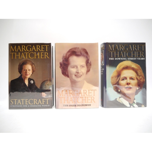 9266 - Margaret Thatcher, 3 titles, all signed first editions, first impressions, all published London, Har... 