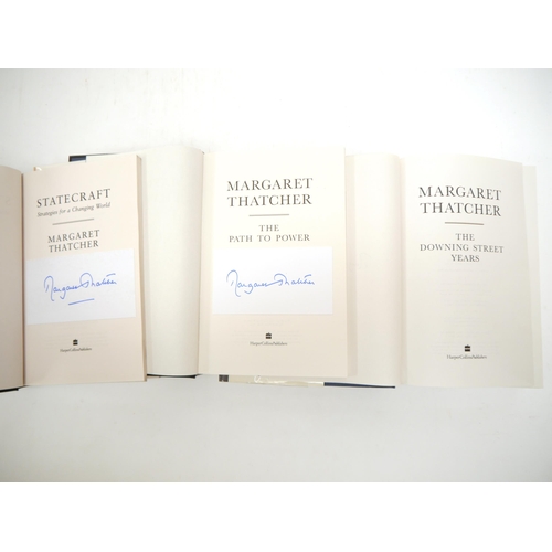 9266 - Margaret Thatcher, 3 titles, all signed first editions, first impressions, all published London, Har... 