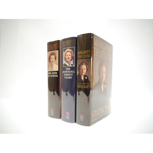 9266 - Margaret Thatcher, 3 titles, all signed first editions, first impressions, all published London, Har... 