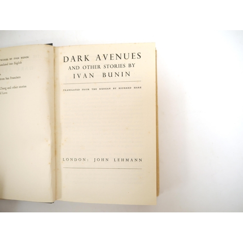 9271 - Ivan Bunin: 'Dark Avenues and Other Stories', London, John Lehmann, 1949, 1st UK edition, translated... 