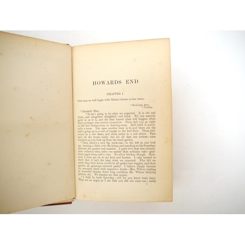 9280 - E.M. Forster: 'Howards End', London, Edward Arnold, 1910, 1st edition, seemingly an intermediate iss... 