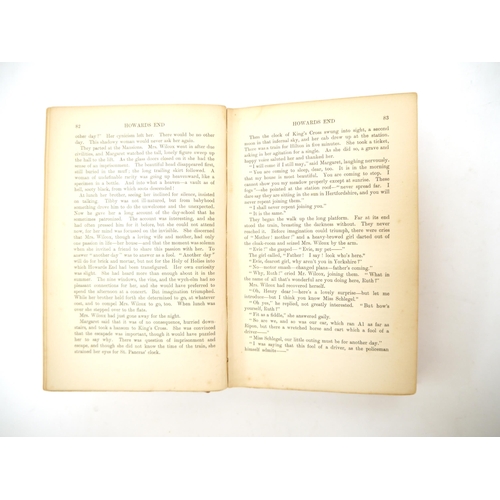 9280 - E.M. Forster: 'Howards End', London, Edward Arnold, 1910, 1st edition, seemingly an intermediate iss... 