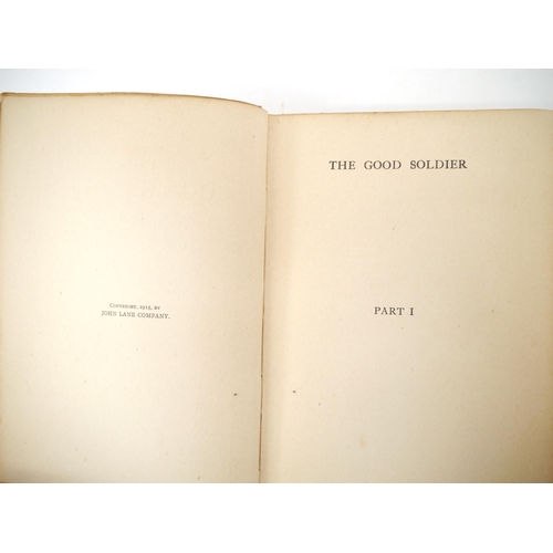 9281 - Ford Madox Ford (as Ford Madox Hueffer): 'The Good Soldier: A Tale of Passion', London, John Lane Th... 