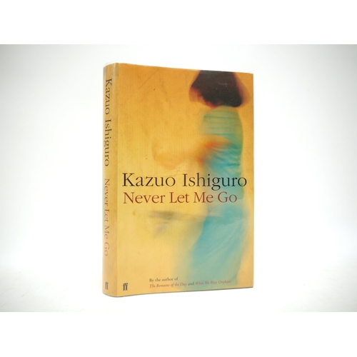 9306 - Kazuo Ishiguro: 'Never Let Me Go', London, Faber & Faber, 2005, 1st edition, signed piece mounted on... 