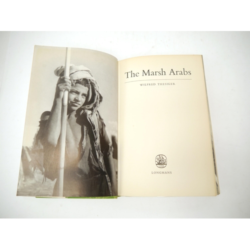 9307 - Wilfred Thesiger: 'The Marsh Arabs', London, Longmans, 1964, 1st edition, 3 maps + 110 b/w photograp... 