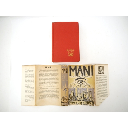 9311 - Patrick Leigh Fermor: 'Mani: Travels in the Southern Peloponnese', London, John Murray, 1958, 1st ed... 