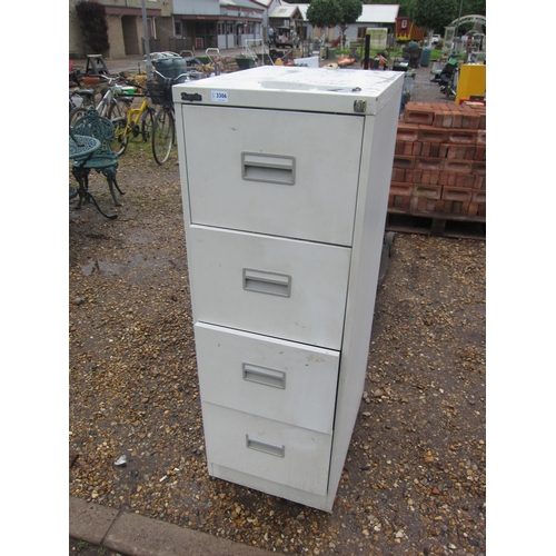 3306 - A metal four drawer filing cabinet