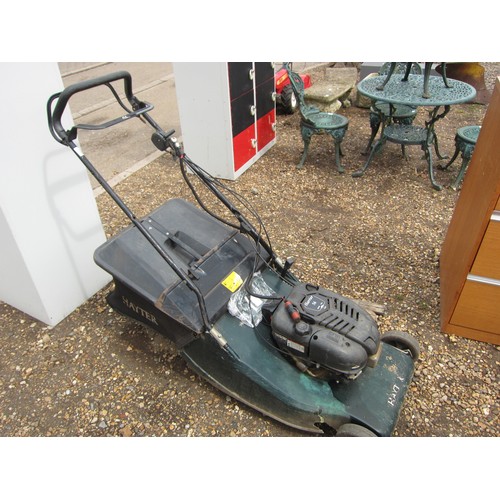 3305 - A Hayter Harrier 56 mower with collector    (R) £30