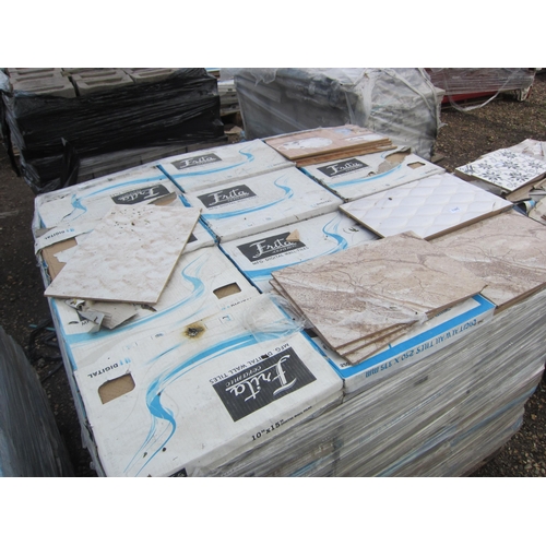 3285 - A pallet of boxed decorative ceramic tiles a/f