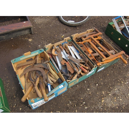 3611 - Three boxes of mixed tools