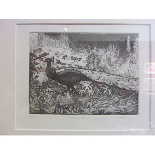 4049 - Three framed and glazed etchings - Nicki Holt (b.1952) 'Deben, High Tide', artists proof 2004 