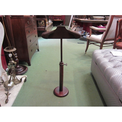 4153 - A Stockman, London, adjustable clothes stand, 83cm tall