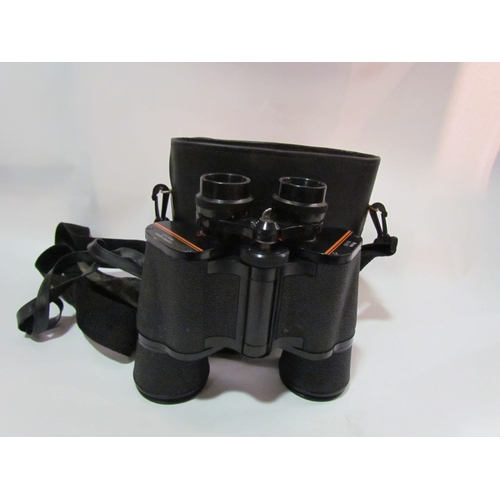 4288 - Two pairs of binoculars with leather cases, one a/f