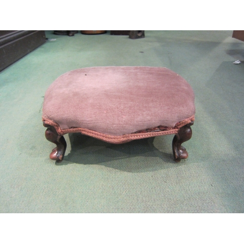 4218 - A Victorian footstool, a/f