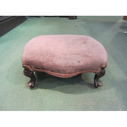 4218 - A Victorian footstool, a/f