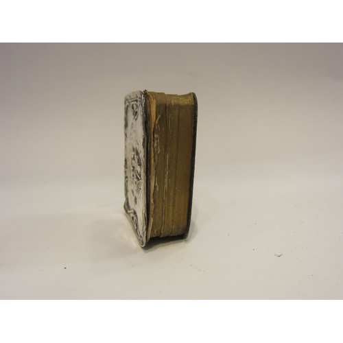 4320 - A silver fronted miniature common prayer book with angel decoration, Birmingham 1909