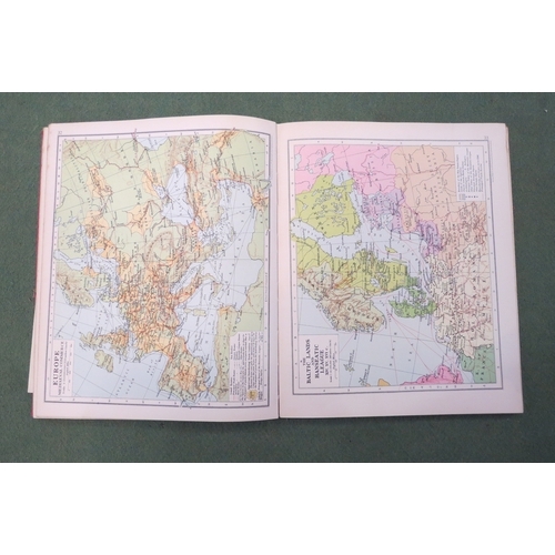 4194 - Bacon's Excelsior Map of Yorkshire, large folding map of Yorkshire, 1901 with a Philip's Atlas 1927 ... 