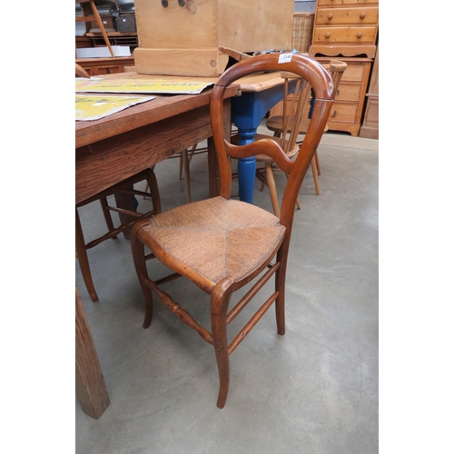 2348 - A pair of 1920's French bedroom chairs a/f    (E)  £5-10