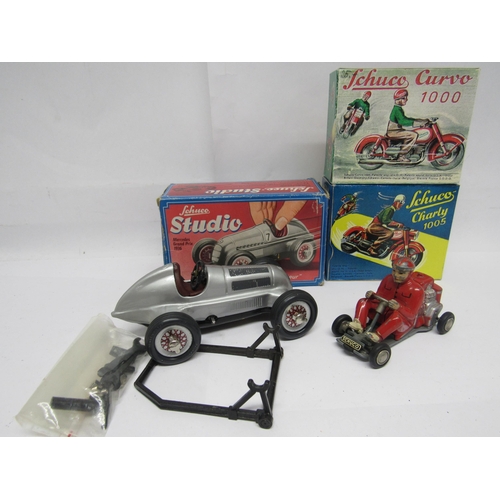 7165 - A Schuco (Germany) diecast clockwork 1035 Micro Racer Go-Kart, boxed Schuco Studio 1050 Mercedes Gra... 