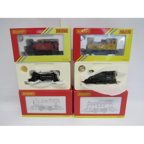 7371 - Four boxed Hornby (China) 00 gauge model railway locomotives to include R2245 BR 0-4-0T Industrial L... 