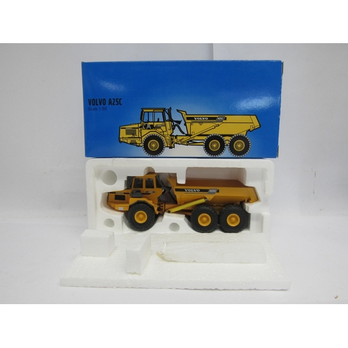 7284 - Six boxed Volvo Construction Equipment Series 1:50 scale diecast construction vehicles to include Vo... 