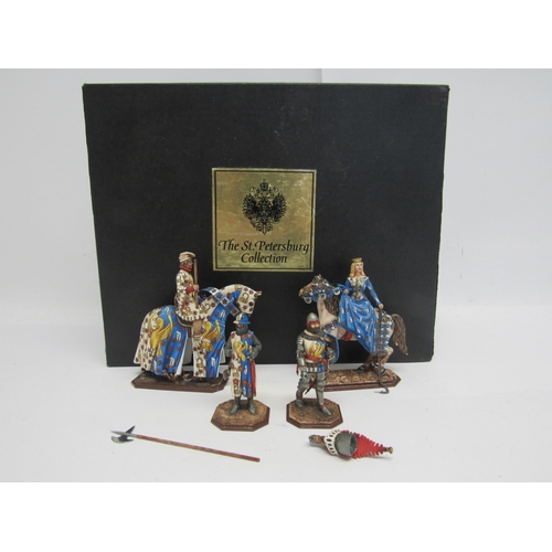 7186 - An AeroArt The St Petersburg Collection set of Russian hand cast and painted miniature figures 'Sir ... 