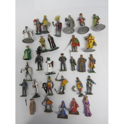 7188 - A collection of predominantly medieval themed hand painted lead figures including Friul Modellismo, ... 