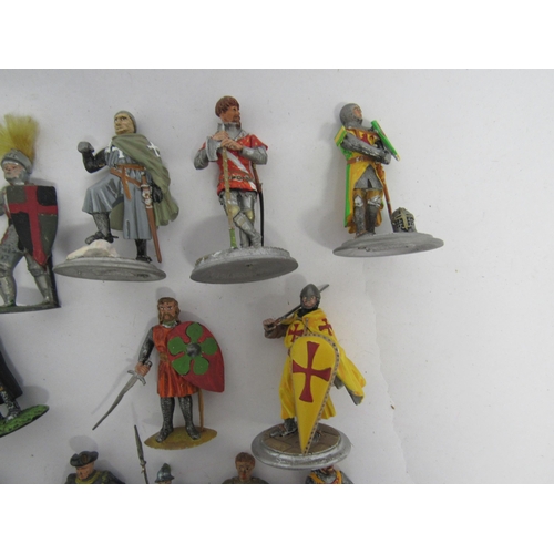 7188 - A collection of predominantly medieval themed hand painted lead figures including Friul Modellismo, ... 