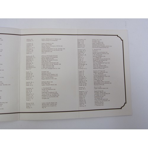 9356 - (Muhammad Ali, Boxing.) A Royal Lancaster Hotel, London, 1971 Guest List, signed by the boxing great... 