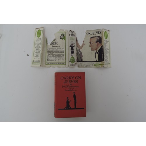 9284 - P.G. Wodehouse, 5 titles, all original cloth, all in dust wrappers: 'Carry On, Jeeves', London, Herb... 