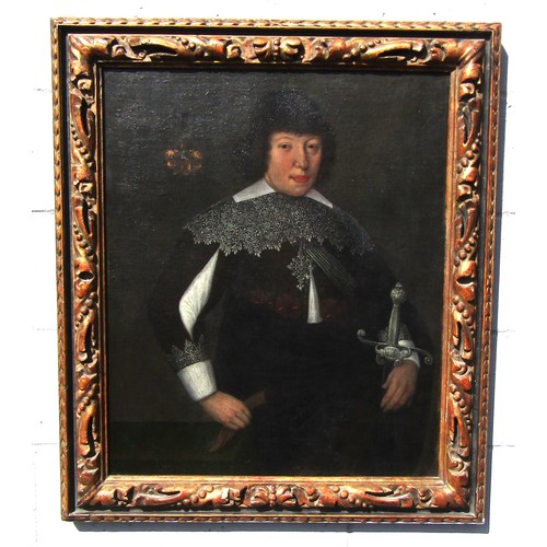 5675 - A 17th Century Dutch portrait of a young nobleman painted at the age of sixteen, dated 1636 with fam... 