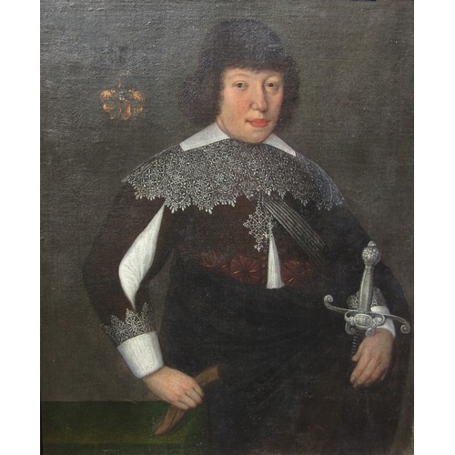 5675 - A 17th Century Dutch portrait of a young nobleman painted at the age of sixteen, dated 1636 with fam... 