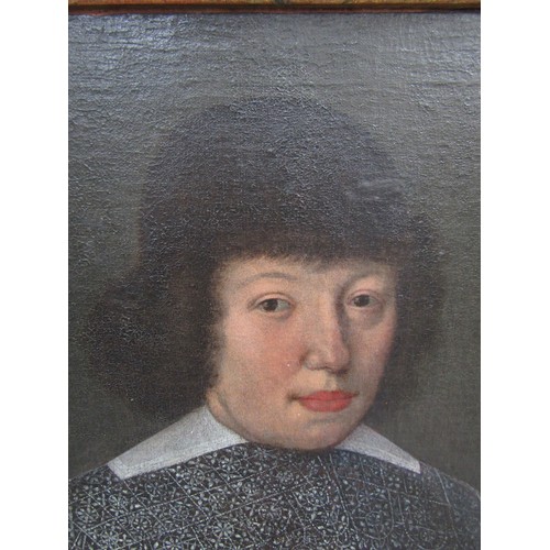 5675 - A 17th Century Dutch portrait of a young nobleman painted at the age of sixteen, dated 1636 with fam... 