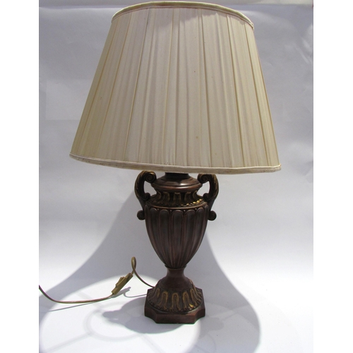 5456 - A pair of urn form classical table lamp bases  (R)  £40