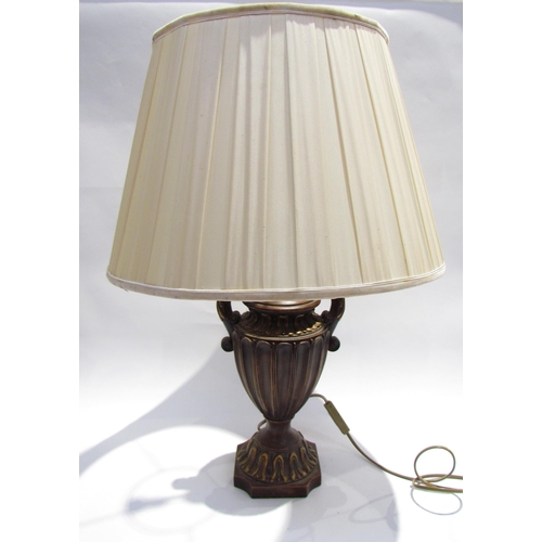 5456 - A pair of urn form classical table lamp bases  (R)  £40