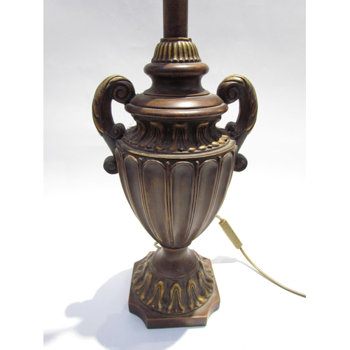 5456 - A pair of urn form classical table lamp bases  (R)  £40