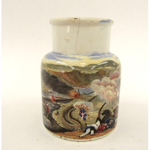 5011 - A Pratt ware jar 