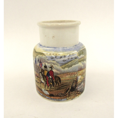 5011 - A Pratt ware jar 