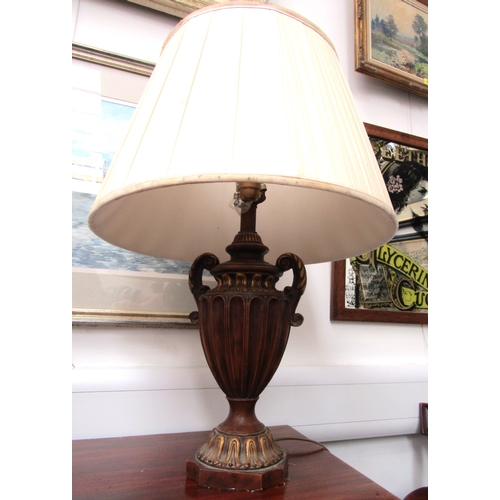 5456 - A pair of urn form classical table lamp bases  (R)  £40