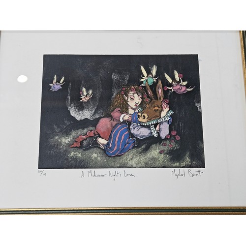 5688 - MYCHAEL BARRATT (1961): A collection of limited edition prints, mainly theatrical, including 'King L... 