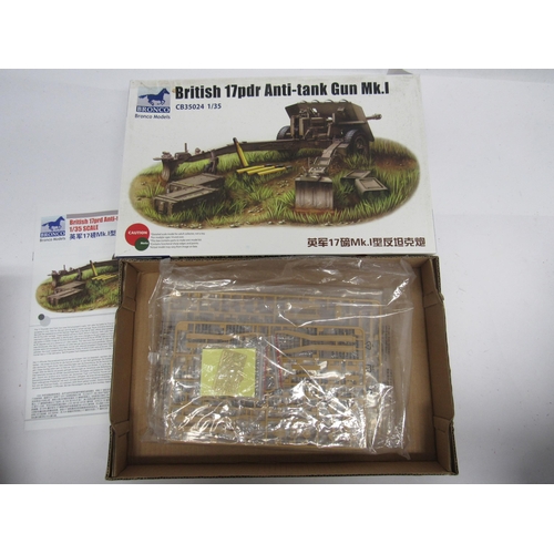 7303 - Nine Bronco 1:35 scale militayr plastic model kits to include CB35188 Loyd Carrier No.2 MkII Anti-Ta... 